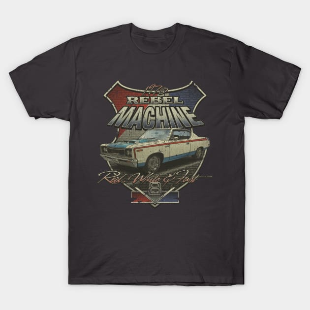 1970 AMC Rebel "The Machine" T-Shirt by JCD666